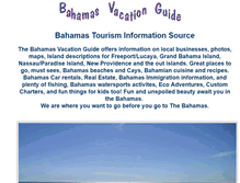 Tablet Screenshot of news.bahamasvacationguide.com